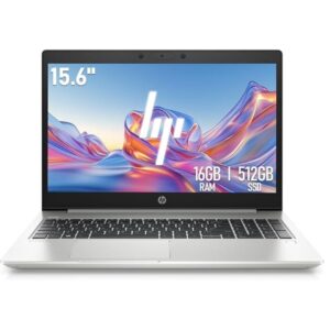 HP ProBook 450 G7  Ordinateur portable professionnel 15,6" FHD Tactile (1920 x 1080), Intel Core i5-10210U-10th Generation, 16 Go de RAM, SSD 512 Go, clavier AZERTY, Windows 11 Pro